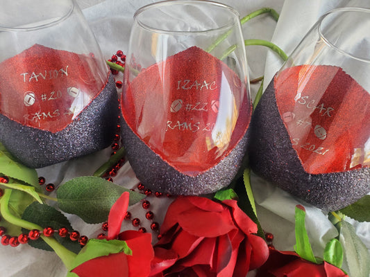 Stemless wine glass
