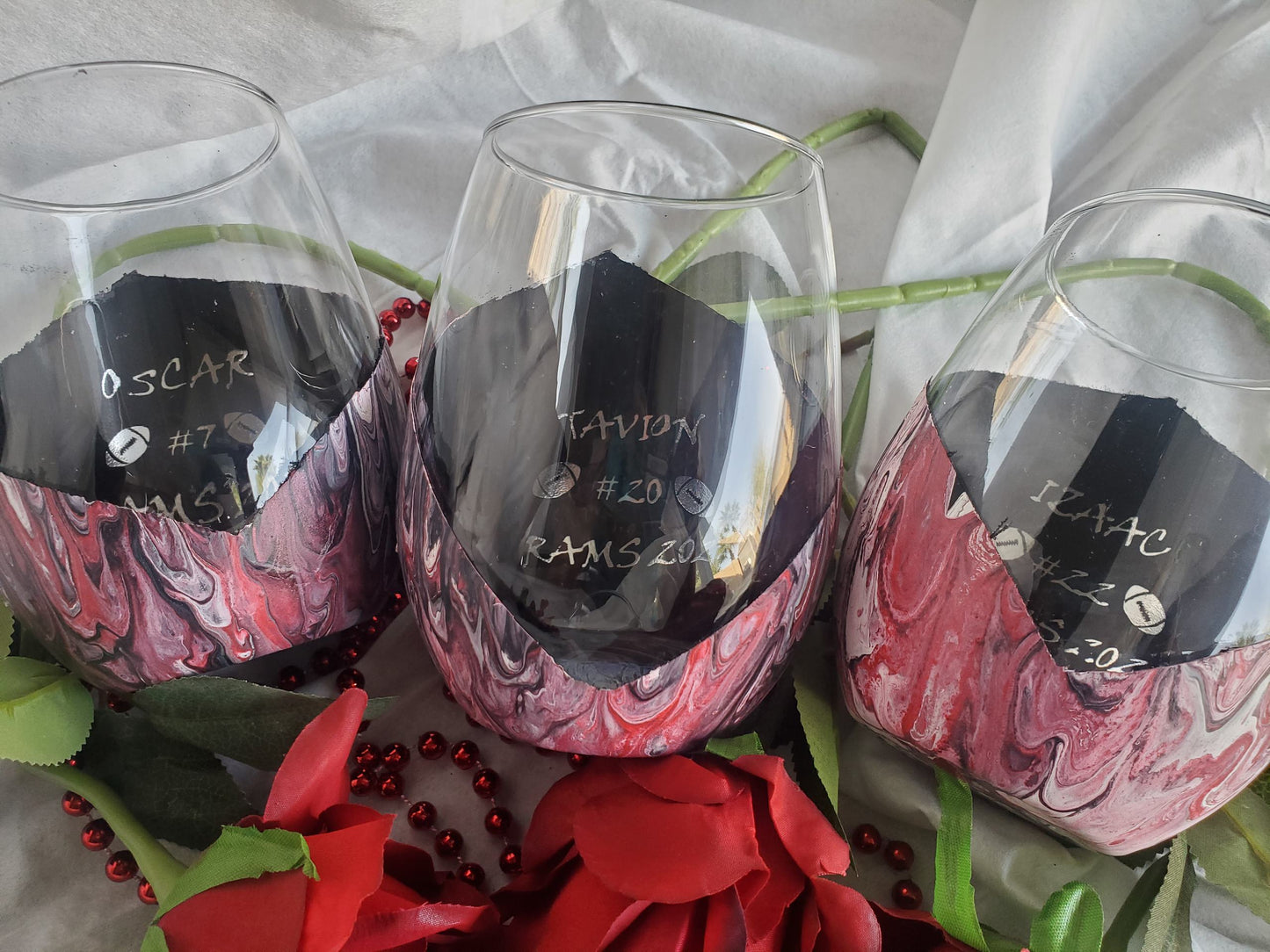 Stemless wine glass
